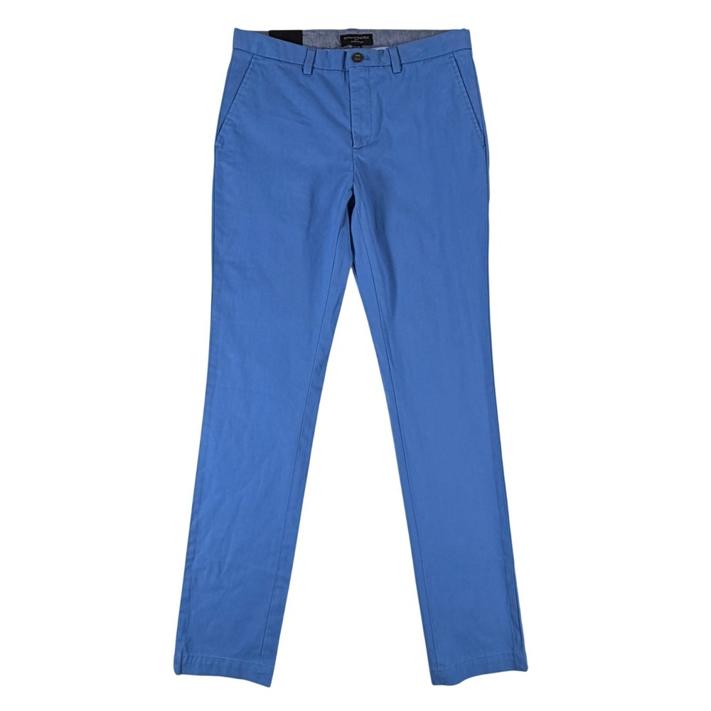 Banana Republic Aiden Slim Fit Stretch Blue Chino Dress Pants Mens Size 32x36